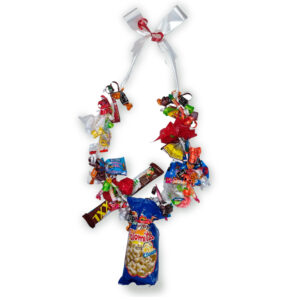 Cuelga mixta de chuches para cumpleaños